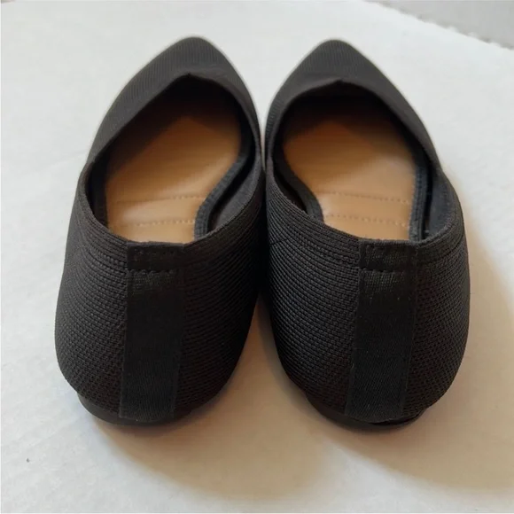 Cynthia Rowley Black Pointed-Toe Flats - Picture 6 of 8